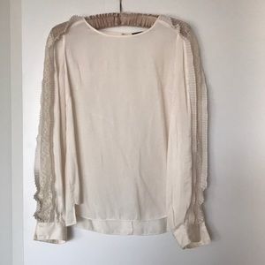 Cream blouse by Karen Millen